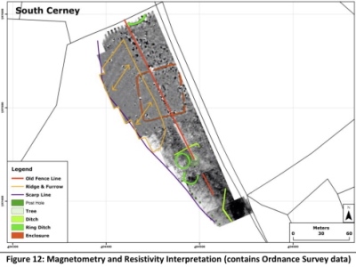 Castle site - magnetometry interpretation