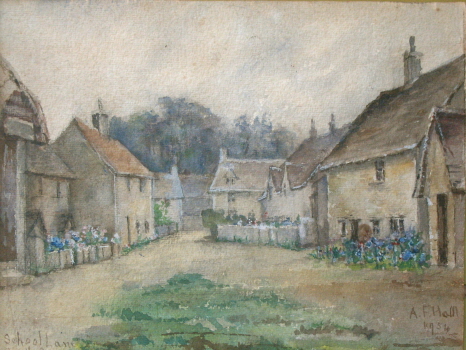 School Lane towards Silver Street [1954]